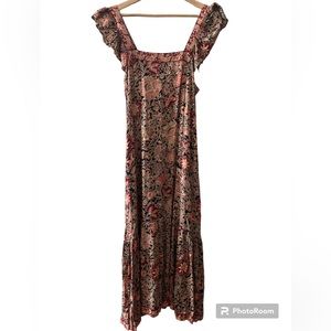 Anthropologie Love the Label Jaipur Maxi Dress NWT size M